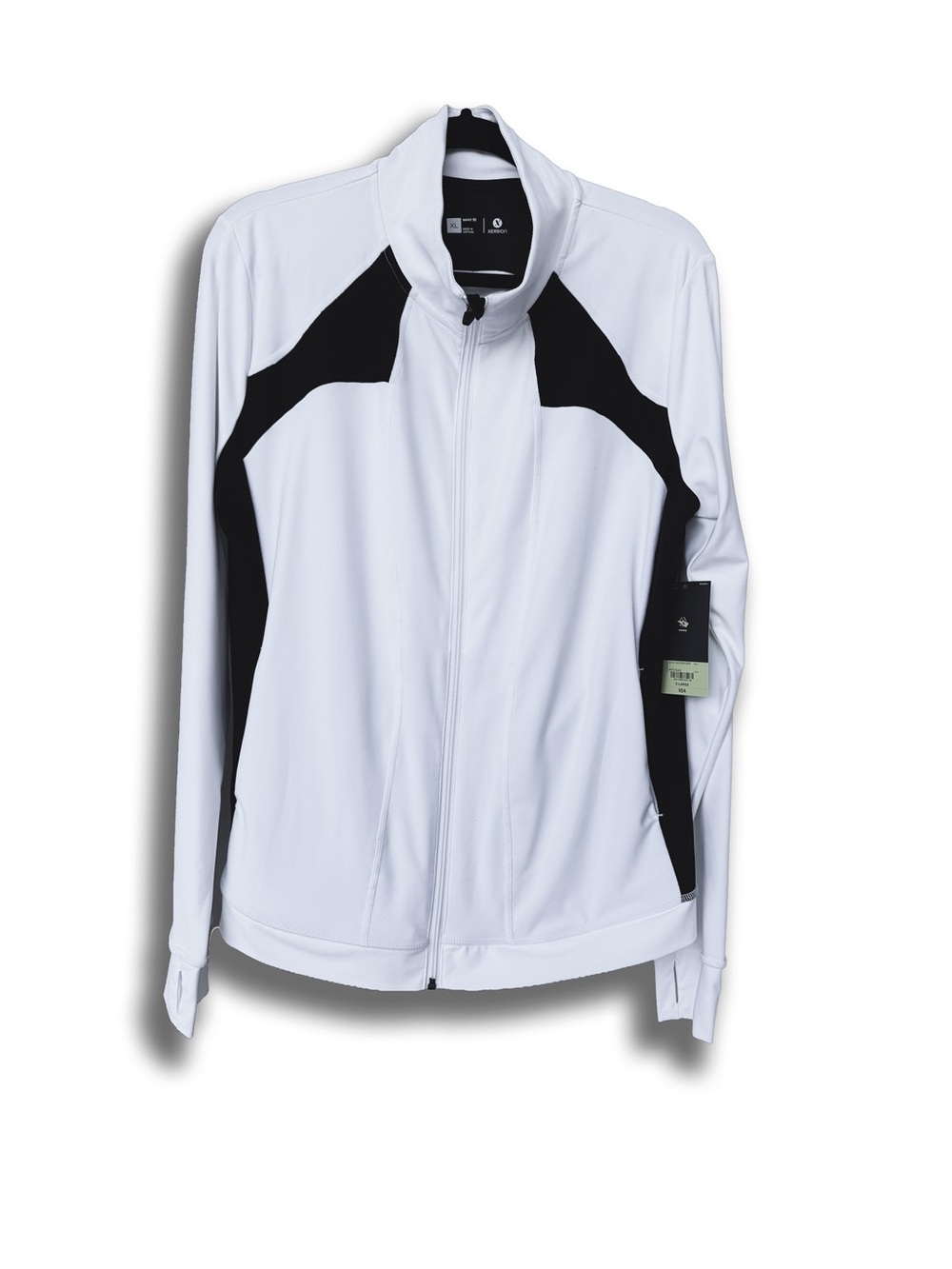 Xersion NWT White and Black Athletic Jacket